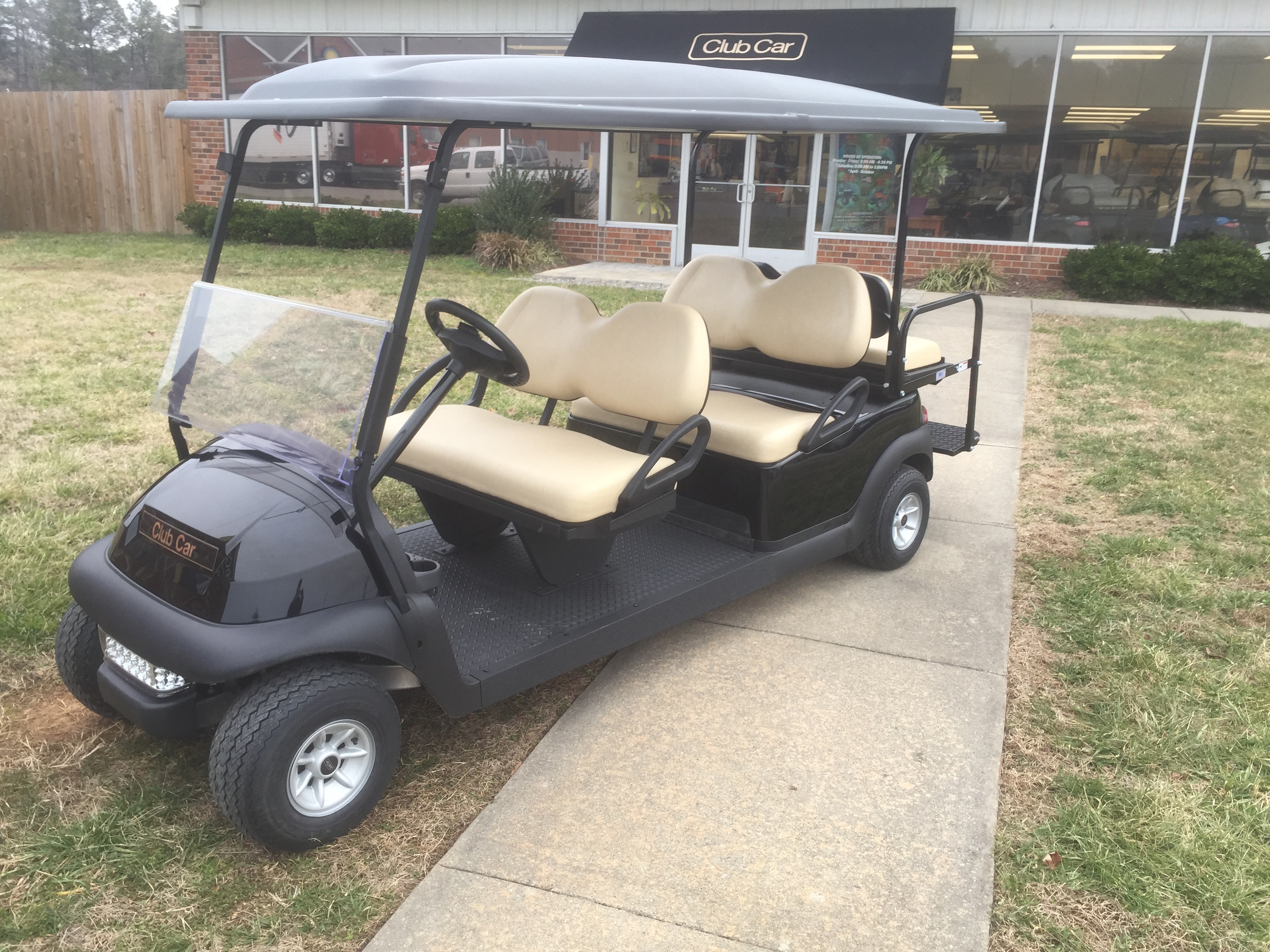 2014 Club Car 6Passenger Electric Golf Car Black Peebles Golf Cars