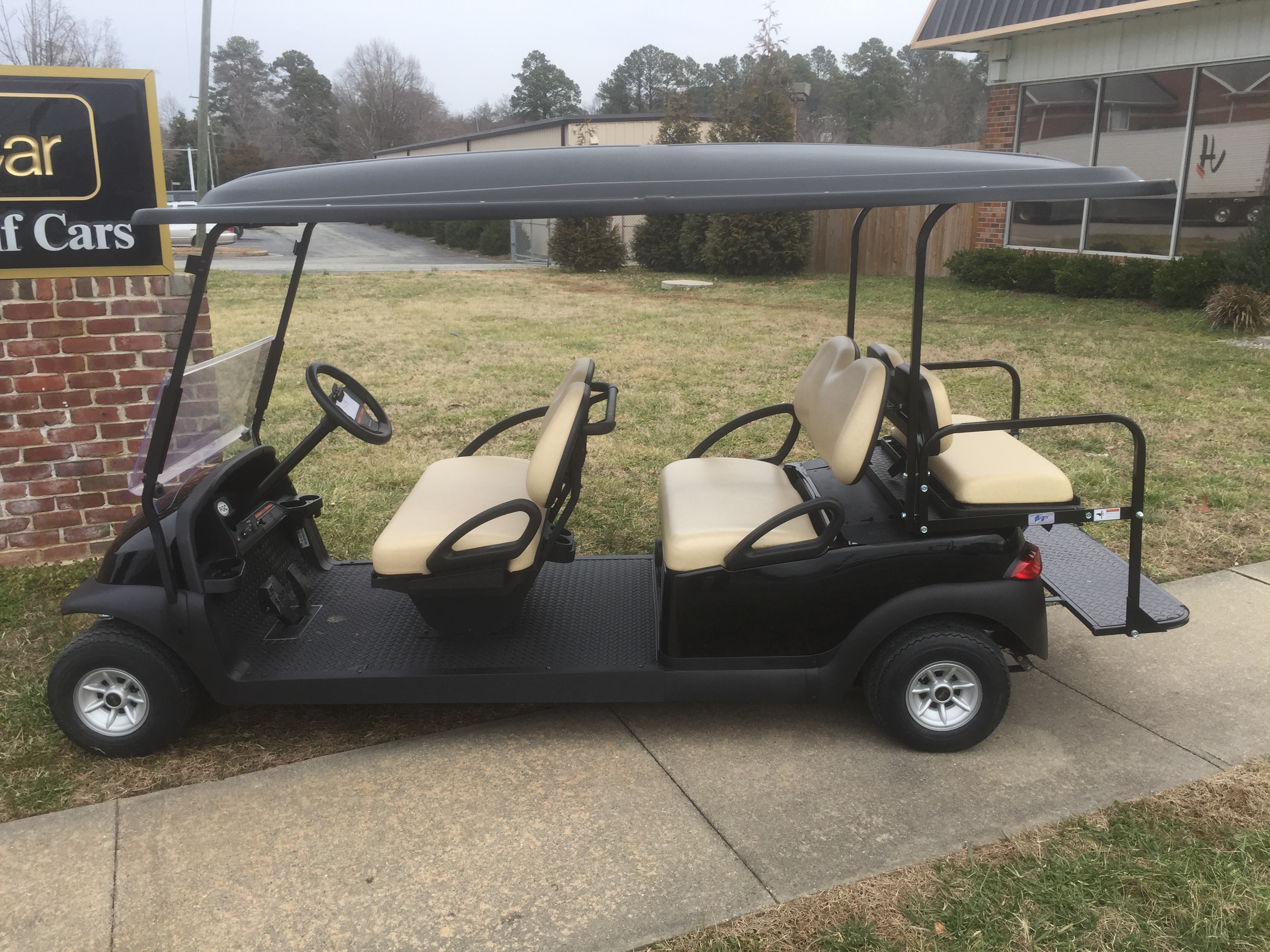 2014 Club Car 6Passenger Electric Golf Car Black Peebles Golf Cars