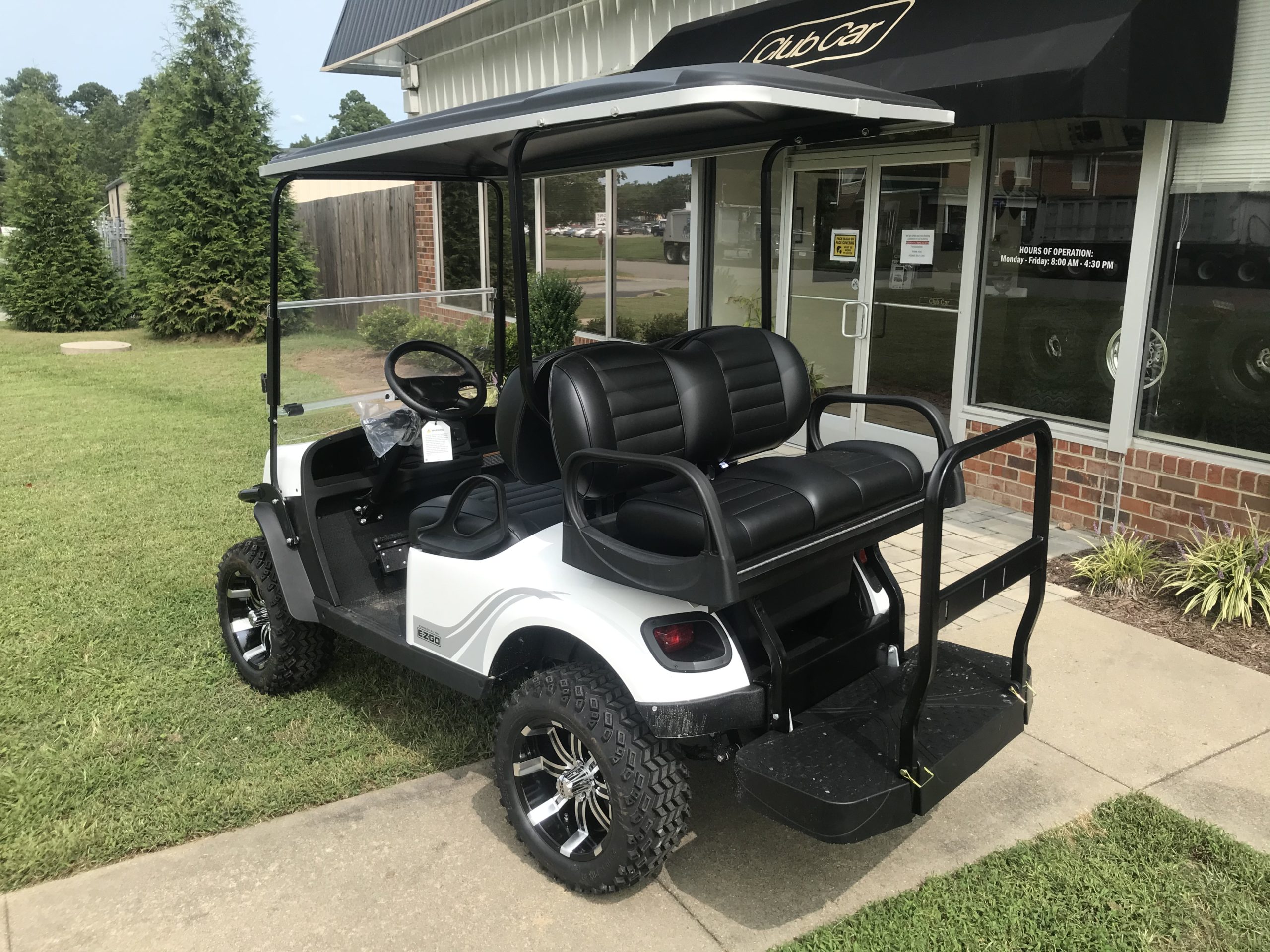2021 EZGO Express S4 72 Volt White Peebles Golf Cars