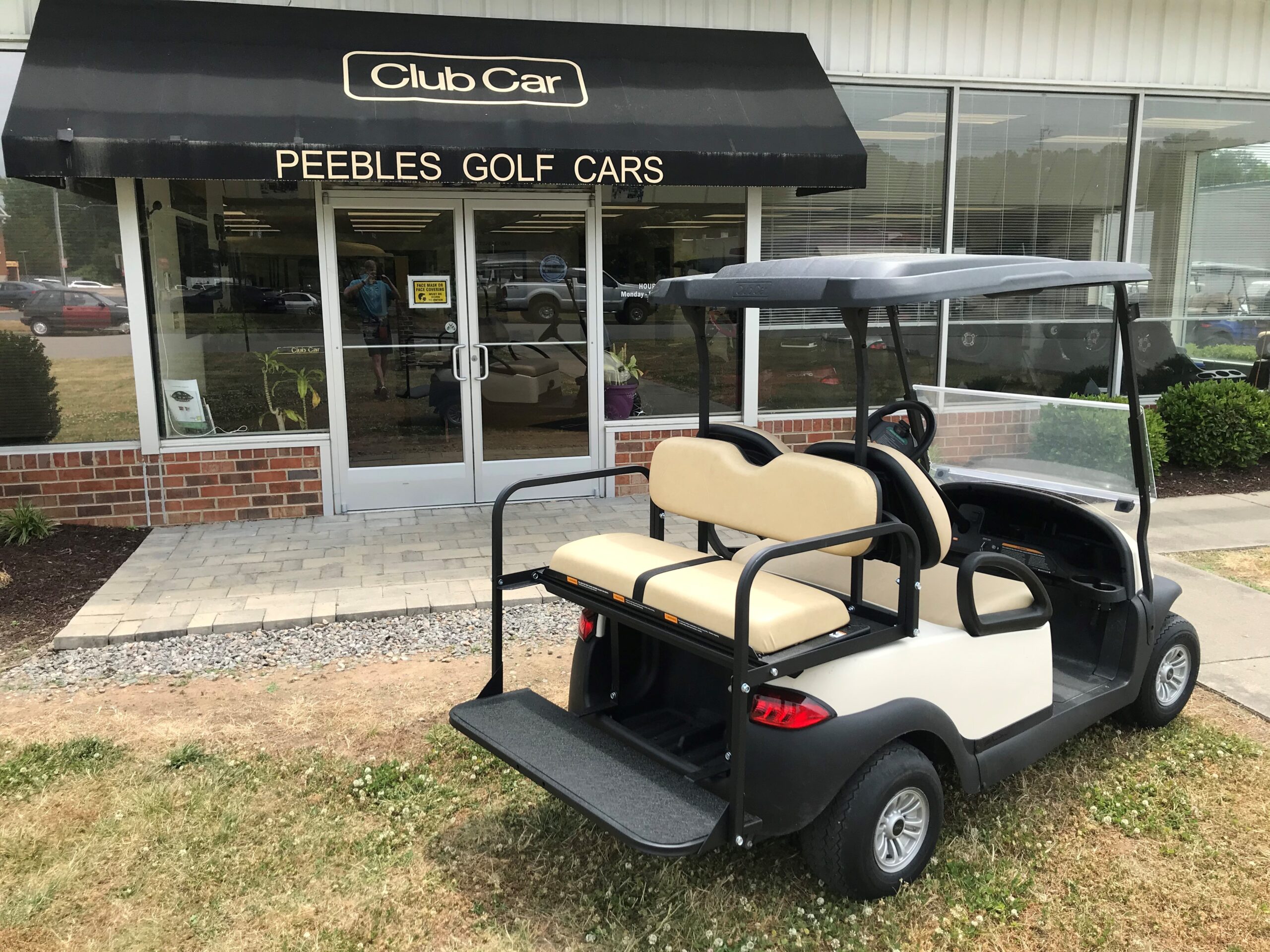 2017 Club Car 4Passenger Electric Golf Car White Peebles Golf Cars