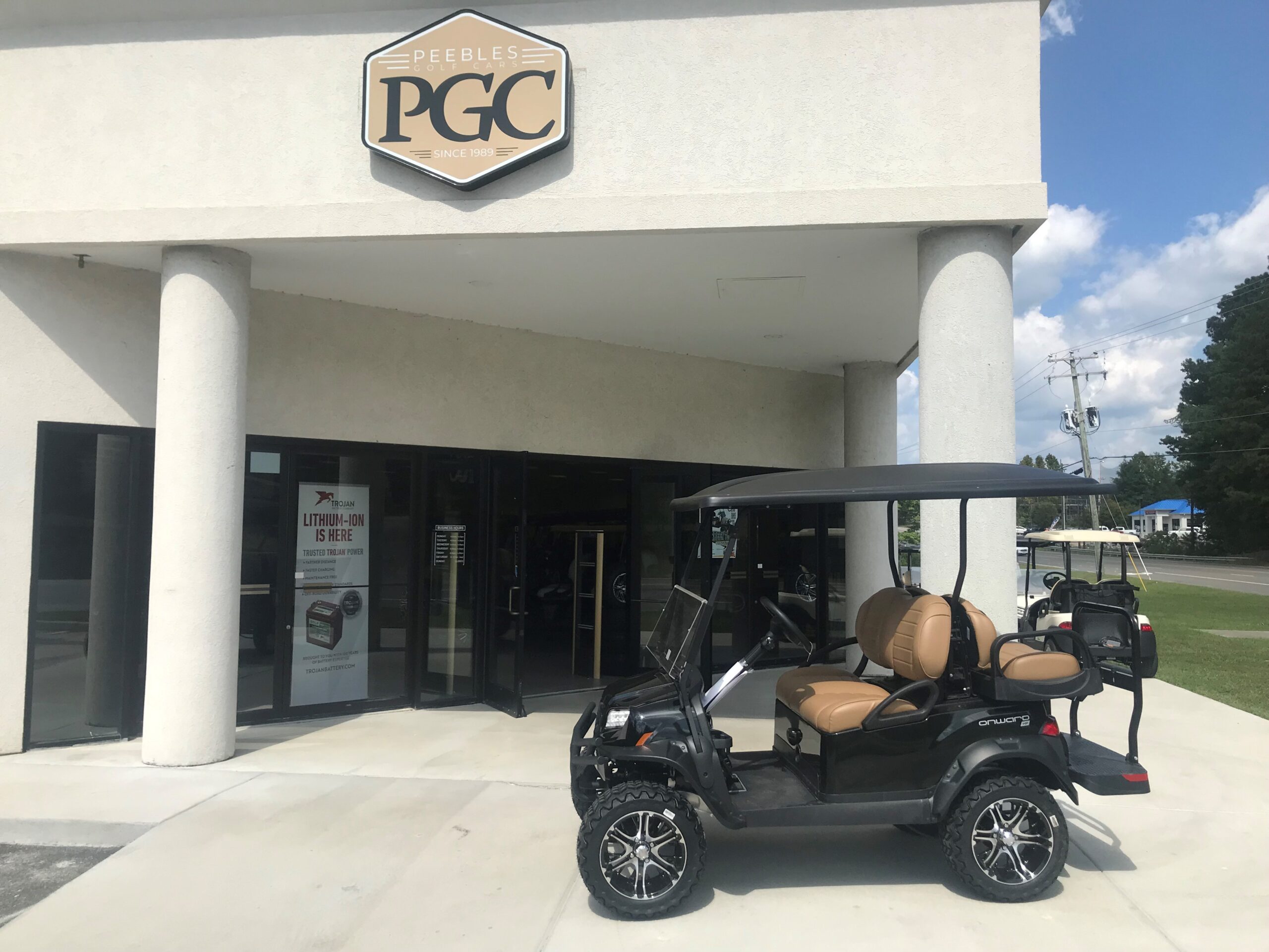 2023 Club Car Onward HP Electric PTV Metallic Tuxedo Black Peebles