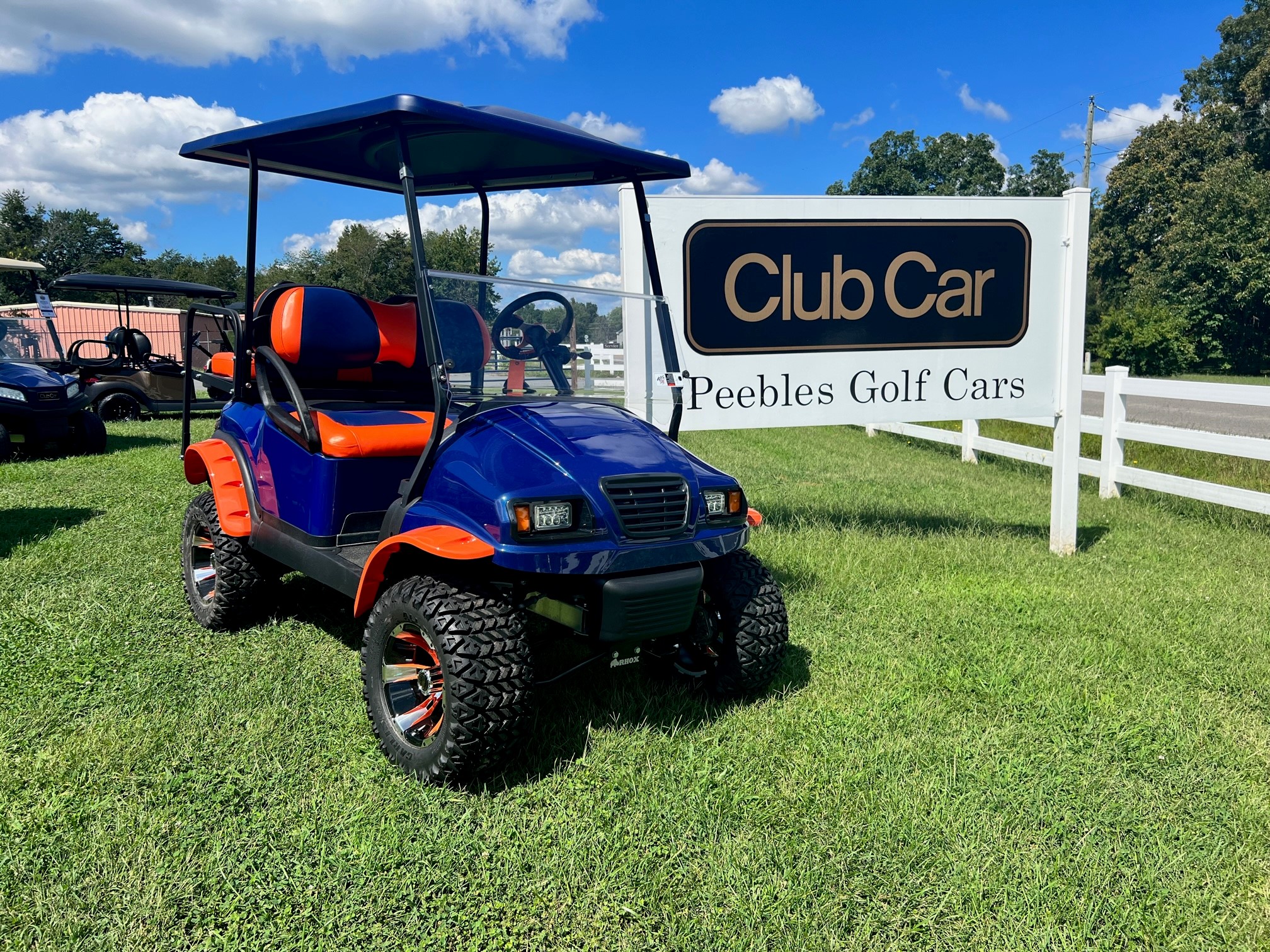 2018 Club Car Precedent Phantom LIon Blue Peebles Golf Cars