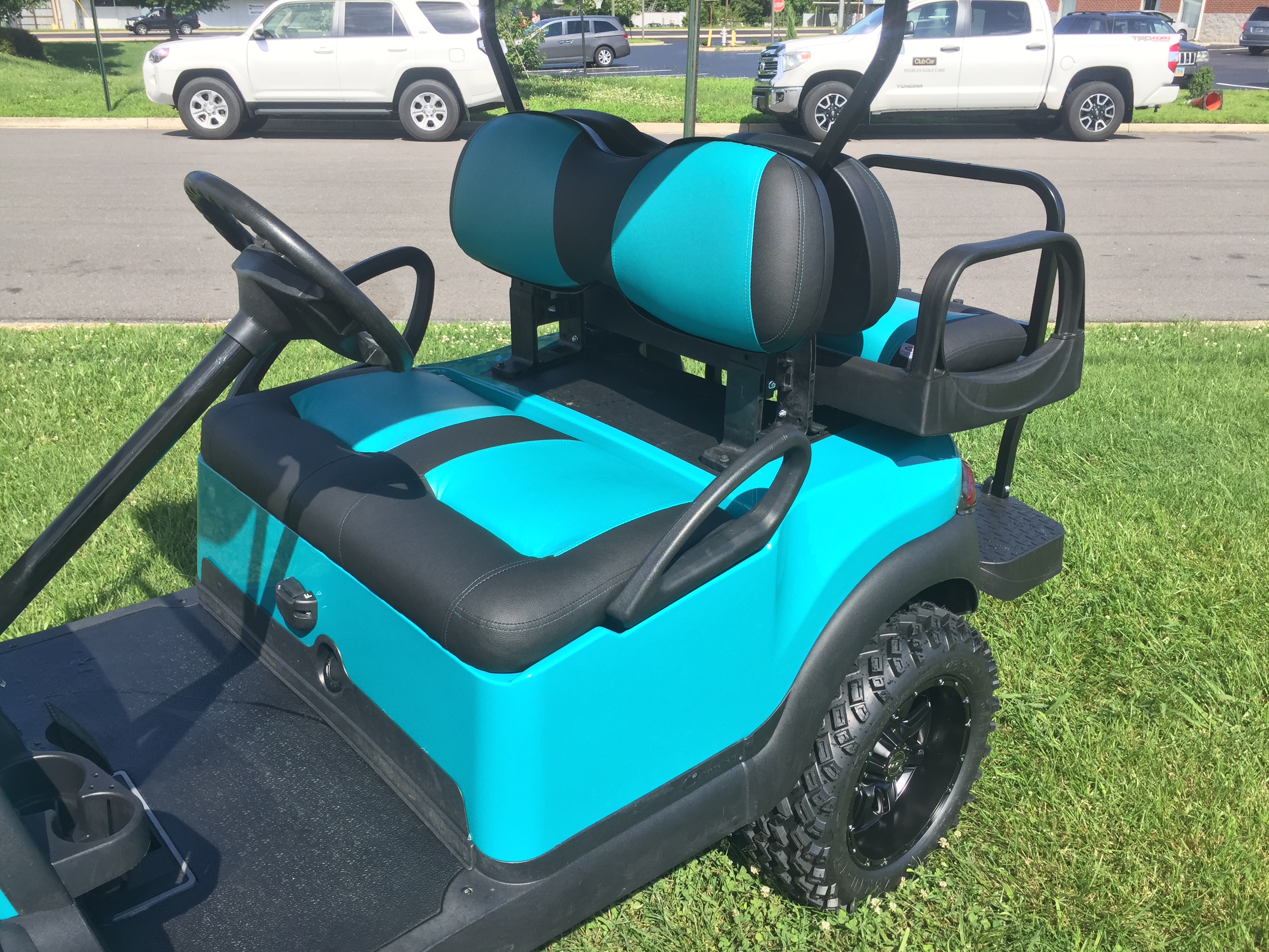 2014 Club Car Precedent Lifted Electric Golf Car- Teal Phantom ... - ProDucts IMG 1420