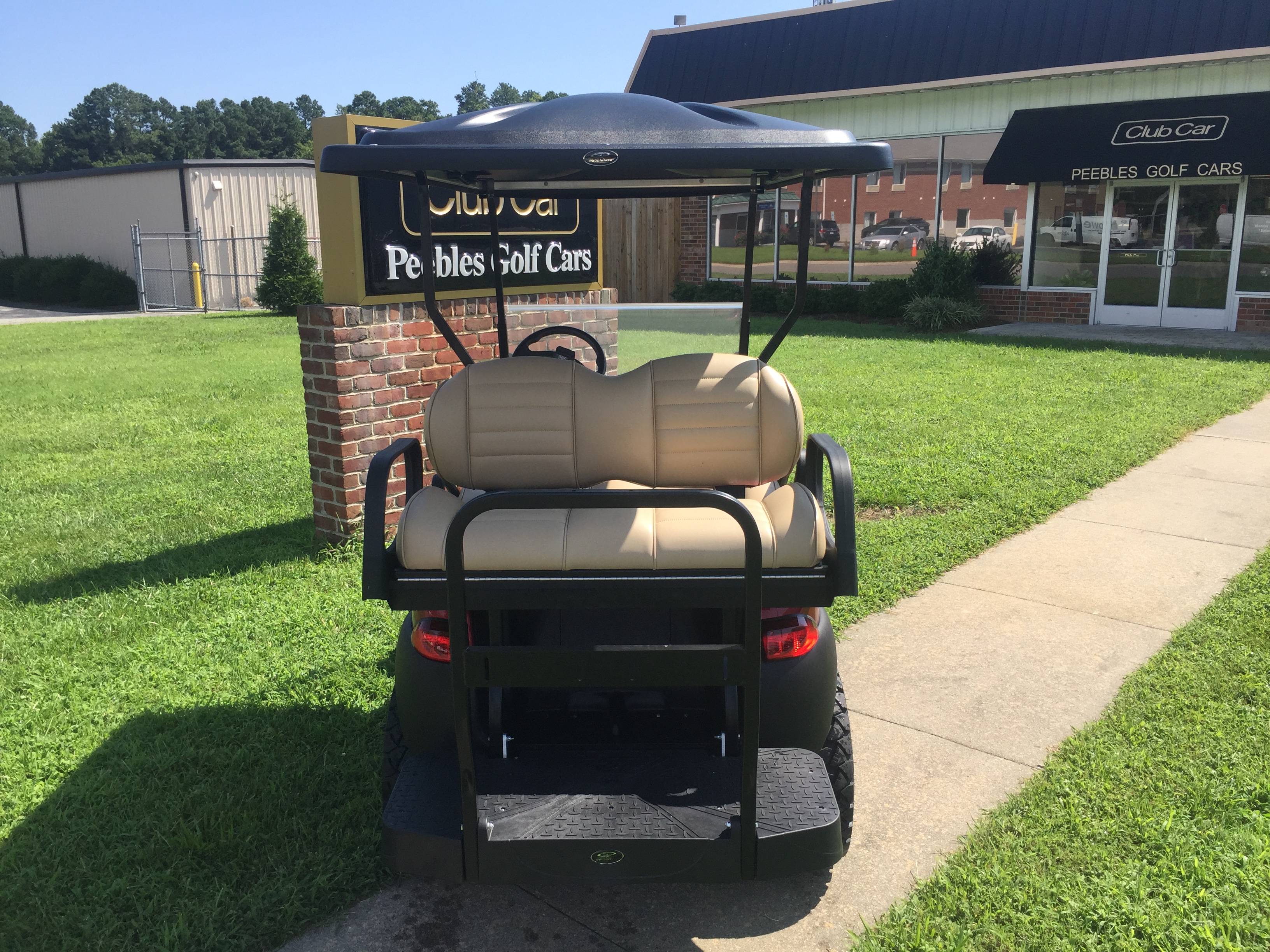 2014 Club Car Precedent Lifted Electric Golf Car Candy Apple Red