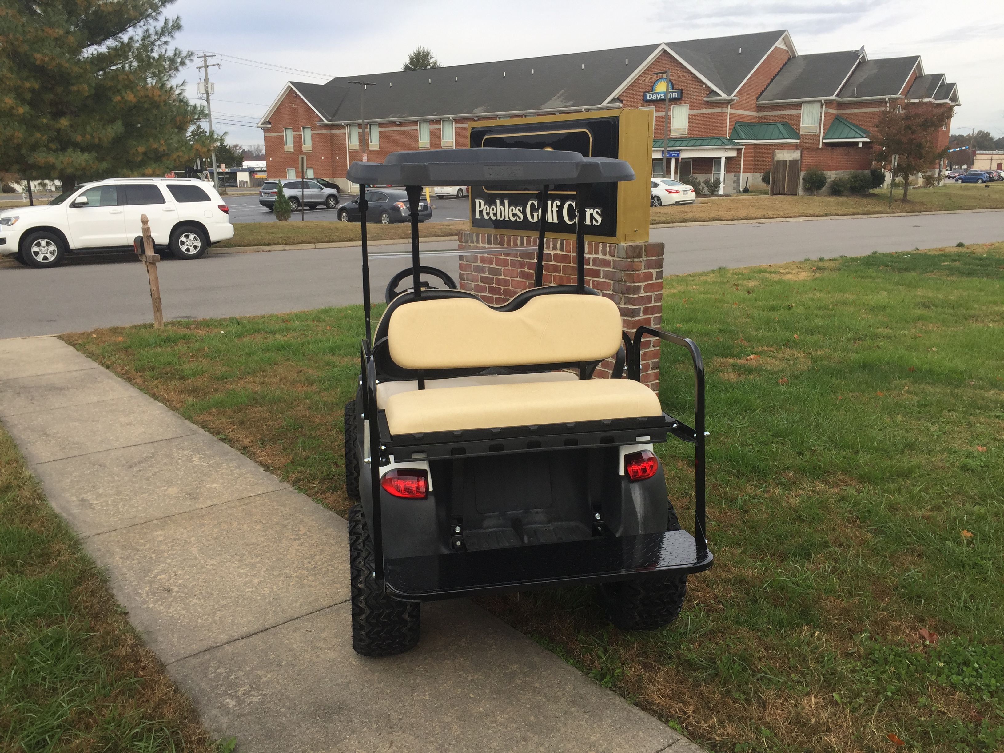 2014 Club Car Precedent Lifted Electric Golf Car White Peebles Golf Cars