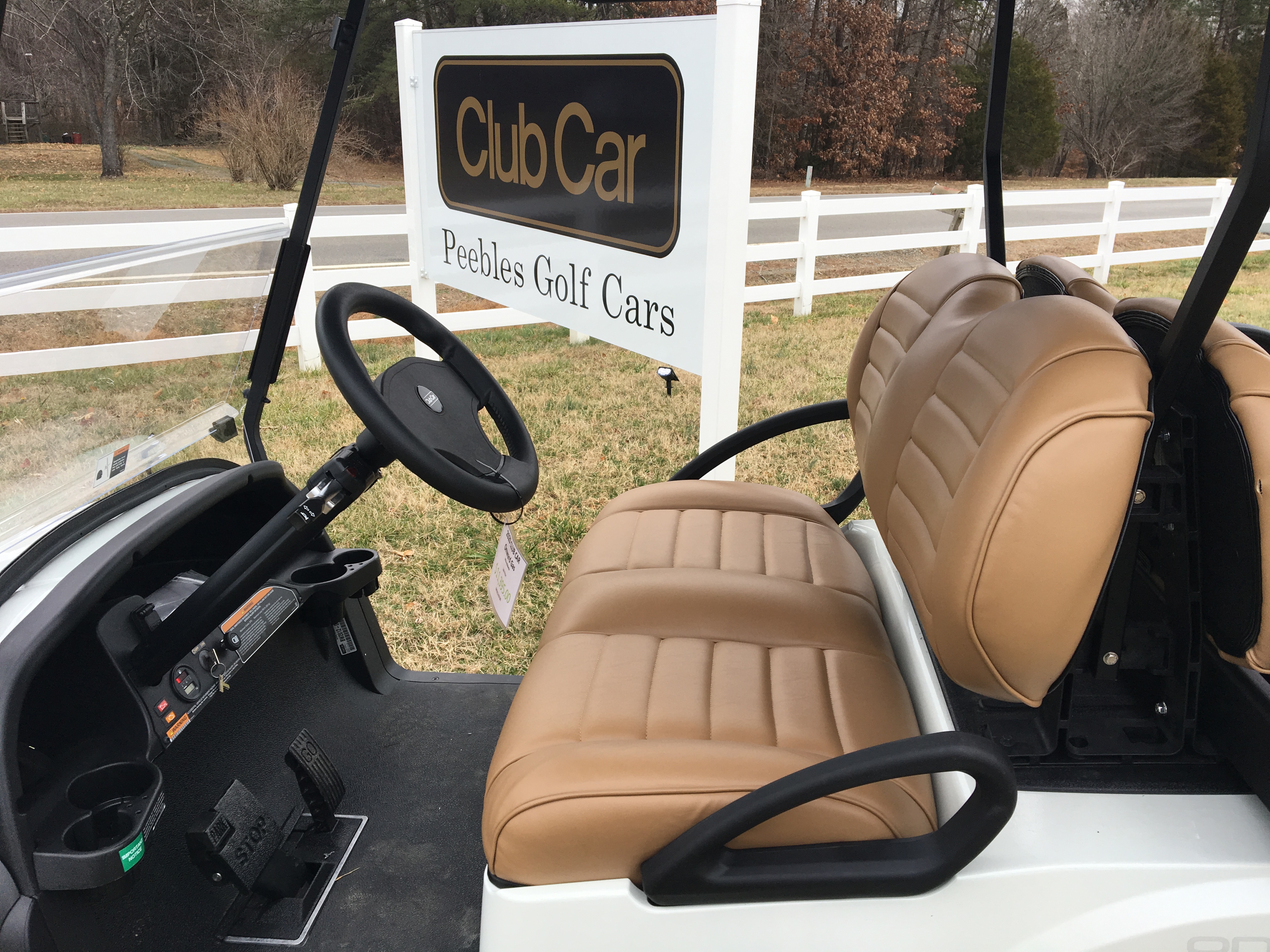 2020 Club Car Onward Lifted Gas PTV – Metallic Glacier White | Peebles