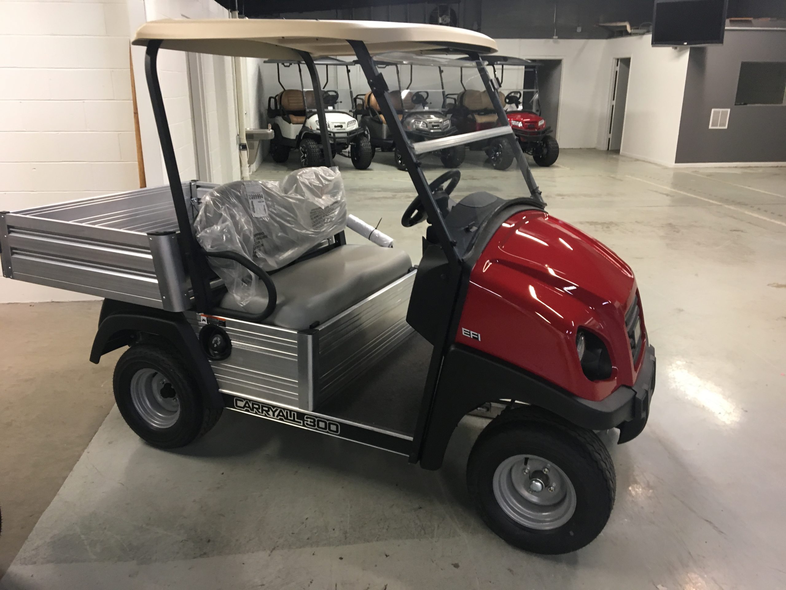 2020 Club Car Carryall 300 Gas Red Peebles Golf Cars